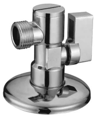 Obrázok produktu pre Guľový ventil rohový s filtrom a krytkou, krátky, 1/2"x 3/8"