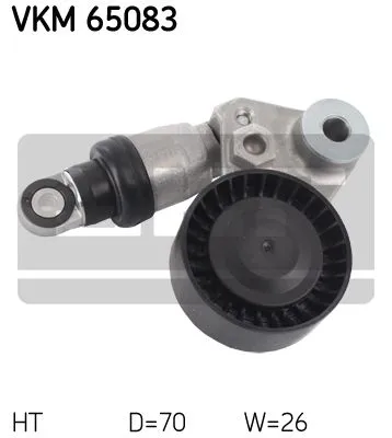 Produktbild von SKF VKM 65083 Spannrolle Keilrippenriemen für KIA SORENTO I (JC) für HYUNDAI SANTA FÉ II (CM)