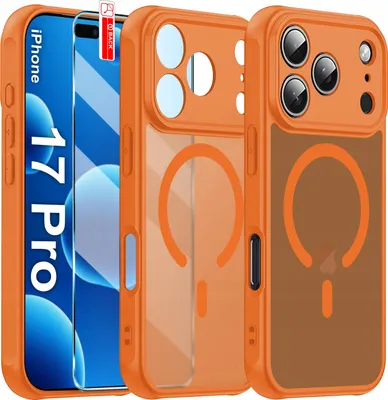 Immagine prodotto di Custodia magnetica opaca per iPhone 17 Pro | per MagSafe HALTBAR + vetro