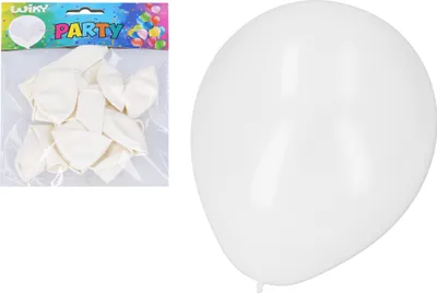 Image de Ballon gonflable 30 cm – lot de 10, blanc