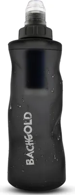 Produktbild von Bachgold Squeeze Wasserfilter Outdoor, grau, 500 ml – Ultraleichter Trinkwasserfilter für Camping, Survival, Notfall, entfernt Bakterien, Viren & Mikroplastik