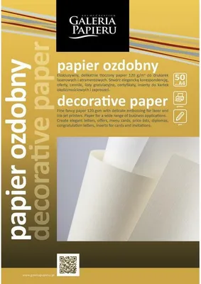 Immagine prodotto di Galeria Papieru carta decorativa Iceland bianca 220g, 20pz