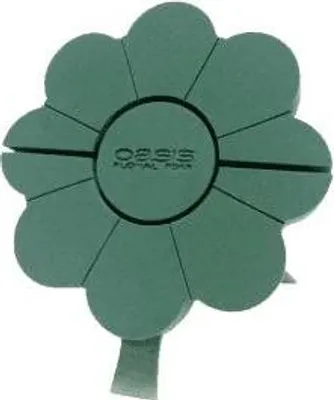 Produktbild von OASIS® Nass Steckschwamm Blume WILGA, Bioline Holzunterlage, Holzständer, grün, 48x42x5,5cm - Nasssteckschaum