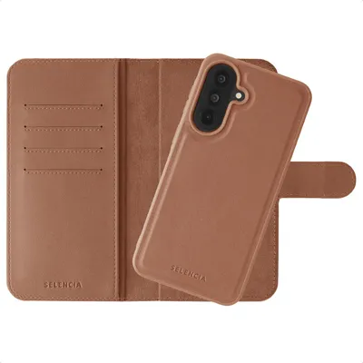 Productafbeelding van Selencia Olyn Uitneembare Bookcase met MagSafe voor de Samsung Galaxy A37 (5G) - Bruin