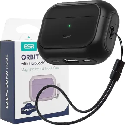 Image de Esr Orbit Halolock Magsafe Apple Airpods Pro 1 / 2 Noir