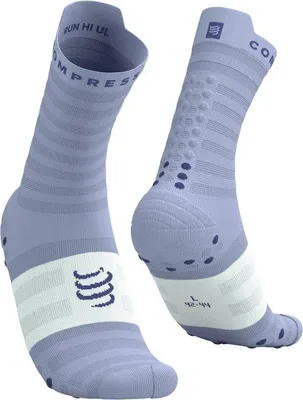 Zdjęcie produktu dla COMPRESSPORT Pro Racing Socks V4.0, ultralekkie skarpety do biegania, model High, kolor lawendowy, rozmiar 39-41