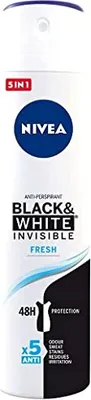 Image de NIVEA Black & White Invisible Fresh Déodorant Spray 200ML