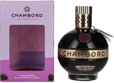 Image de Chambord Black Raspberry Liqueur Royale de France 16,5% Vol. 0,5l en boîte cadeau