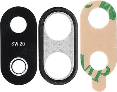 Produktbild von Back Camera Bezel für Huawei P20 Lite Schwarz Kameraeinfassung + Linsenabdeckung