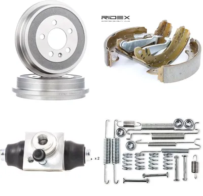 Produktbild von RIDEX Bremsensatz Trommelbremse Hinten für VW POLO (9N) 3859B0504