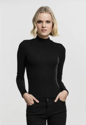 Produktbild von Urban Classics Turtlene Longleeve T-shirt Schwarz M Frau Schwarz M