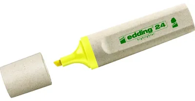Produktbild von Edding 24 EcoLine, 1 Stück(e), Gelb, Meißel, Ölhaltige Tinte, Deutschland
