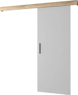 Produktbild von MEBLE KRYSPOL  Schiebetürsystem SALWADOR 1 mit Schienenabdeckung, Einbautüren, 90x204cm, Weiß
