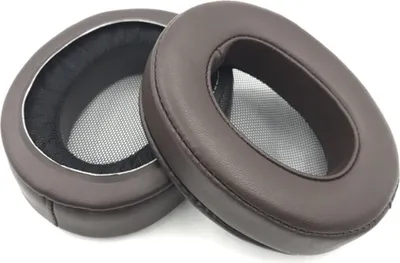 Produktbild von INF 2 Stück Ohrpolster aus Schafsleder für Sony MDR-1A/1ADAC/1ABT/1R/1RMK2 Braun