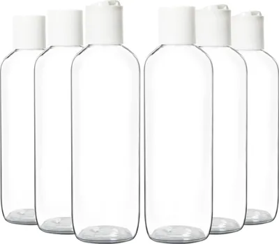 Obrázok produktu pre Youngever sada 10 plastových fliaš 250ML s diskovým uzáverom, cestovné fľaše, stláčacie fľaše, stláčacie nádoby