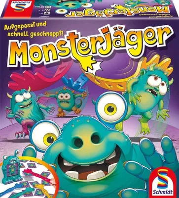 Produktbild von Schmidt Spiele 40557 Monsterjäger, Aktionsspiel, bunt | Aktionsspiel mit Monster-Mixer