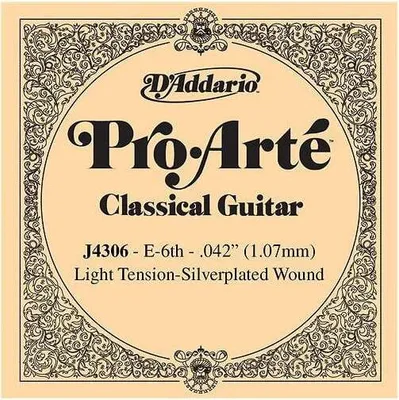 Produktbild von D'Addario J4306 Einzelsaite für Gitarre