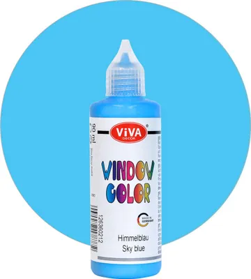 Produktbild von ViVA DECOR Window Color 80ml, Himmelblau