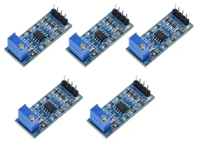 5x LM358 Operationsverstärkermodul, 100-fache Verstärkung, 5-12V