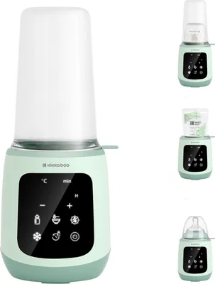 Produktbild von Kikkaboo Flaschenwärmer 4 in 1 Caldo sterilisieren, erwärmen, auftauen, Timer grün