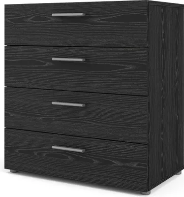 Image de Petra Commode 4 tiroirsReproduction frêne noir.