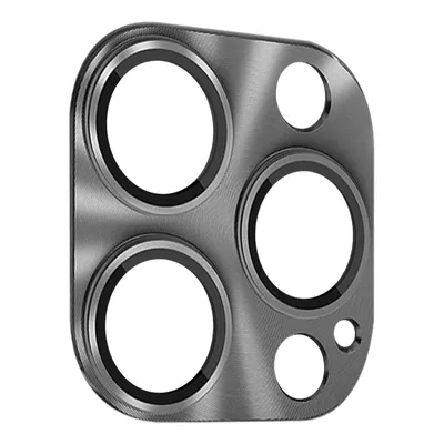 Obrázok produktu pre 9H sklenená fólia na fotoaparát pre iPhone 15 Pro a 15 Pro Max Enkay Edge Black