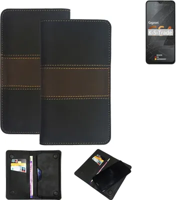Produktbild von K-S-Trade Hülle Handyhülle kompatibel mit Gigaset GS4 Schutzhülle Walletcase Bookstyle Tasche Schutz Case Handytasche Wallet Cover Kunstleder