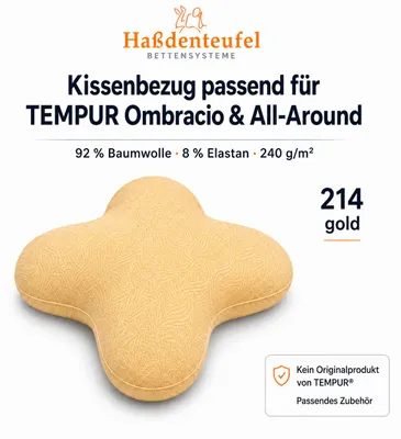 Produktbild von Kissenbezug passend für TEMPUR Ombracio & All-Around Schmetterlingskissen, KI-generiertes Bild