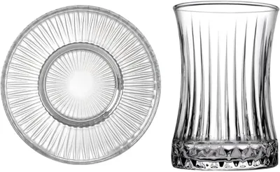 Obrázek produktu pro Sada sklenic na čaj, 12 kusů, objem 155 ml, sklo, vhodné do kuchyně