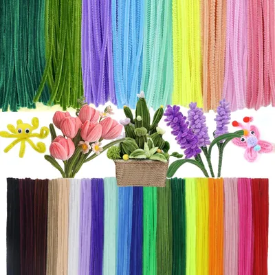 Produktbild von Pfeifenreiniger 30 cm, 300 Stücke, 29 Farben, für Basteln