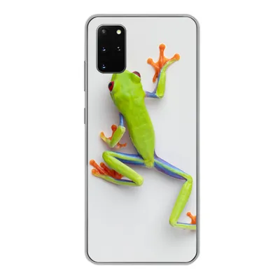 Produktbild von MuchoWow® Handyhülle Schutzhülle Hülle für Samsung Galaxy S20 Plus Frosch - Tiere - Grün Silikon Softcase Handy Hülle - Hartschale