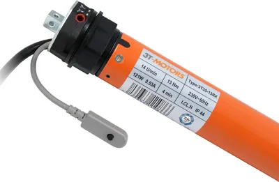 Produktbild von Funk-Rollladenmotor mit mechanischen Endschaltern 3T35-13RX 13Nm SW40