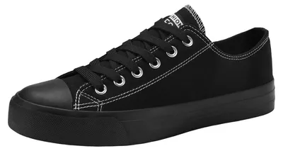 Produktbild von Sneaker Turnschuhe Stoffschuhe Casual Sport Uni Schwarz 42 EU