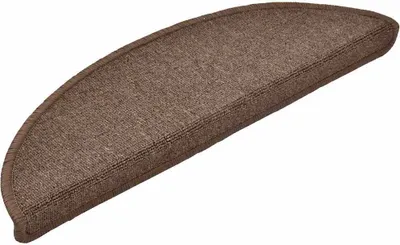 Zdjęcie produktu dla vidaXL Podkładki pod nogi 30 szt. 56x17x3 cm kawowy brąz półokrągłe