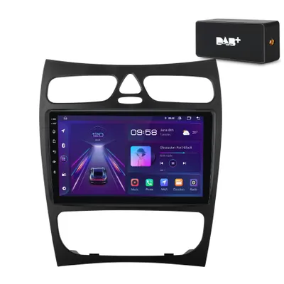 Produktbild von 9"Android13 carplay 1+32G Autoradio Für Mercedes Benz CLK W209 WiFi GPS RDS DAB 2din SWC