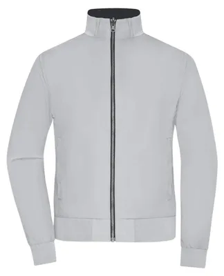 Produktbild von James and Nicholson - Jacke Blouson für Damen LT2389 (S) (Schwarz/Silber unifarben)