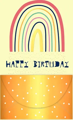 Produktbild von Geburtstag Geldkarte - Glückwunschkarte im Format 11,5 x 17