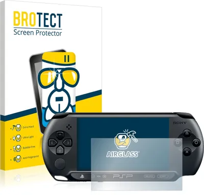 Produktbild von BROTECT Schutzglas für Sony PSP Street E1004 Schutzfolie Panzer Folie Glas Display Schutz klar