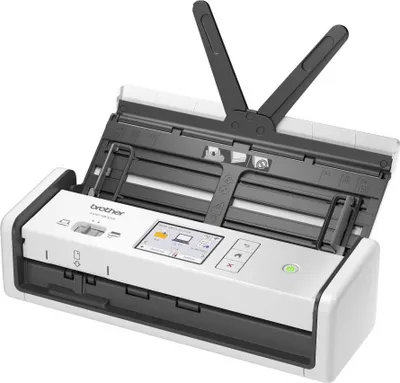 Produktbild von Brother ADS-1800W, 215,9 x 355,6 mm, 600 x 600 DPI, 1200 x 1200 DPI, 30 Seiten pro Minute, ADF-Scanner, Weiß