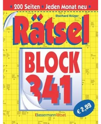 Obrázek produktu pro Rätselblock 341 (5 Exemplare à 2,99 EUR)
