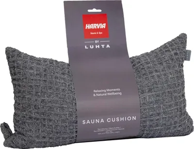 Produktbild von Harvia by Luhta Saunakissen ca. 22 x 40 cm Sauna Kissen anthrazit