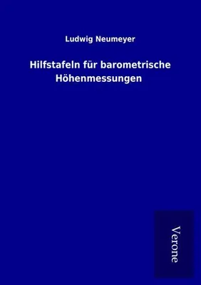 Zdjęcie produktu dla Hilfstafeln für barometrische Höhenmessungen