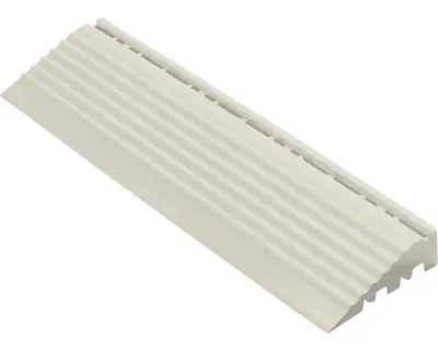 Obrázok produktu pre Bočný diel na dlaždice Florco 30 x 30 cm svetlosivý s kolíkom 1 ks