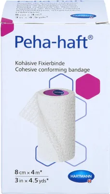 Produktbild von Peha Haft Fixierbinde latexfrei 8 cm x 4 m, 1 St. Binde