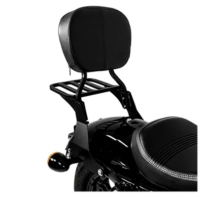 Produktbild von Sissy Bar und Gepäckträger für Harley Davidson Sportster 883 Iron (XL 883 N) 09-20 schwarz