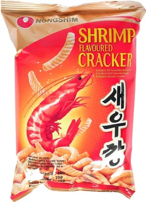 Produktbild von Nong Shim Shrimps Chips Geschmack mild 75g