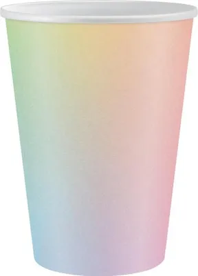 Zdjęcie produktu dla Kubeczki papierowe ombre 266ml 6szt - Godan