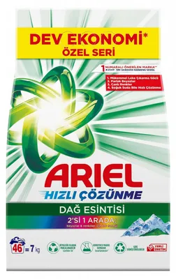 Produktbild von Ariel 2-in-1 Universal Bergfrühling Weiß und Farbe Waschpulver 7 kg
