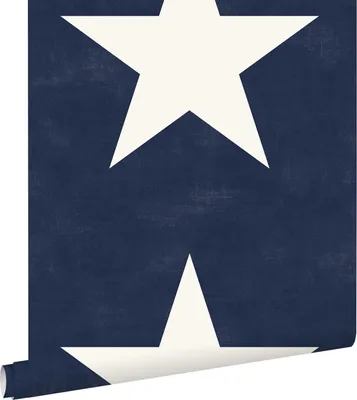 Produktbild von ESTAhome Tapete Sterne Marineblau 53 cm x 10.05 m