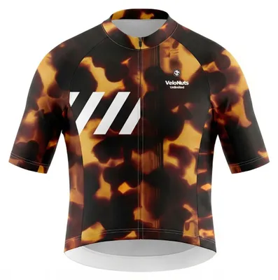 Produktbild von VeloNuts Damen Radtrikot, Fur Code, Smoked Tortoise, M